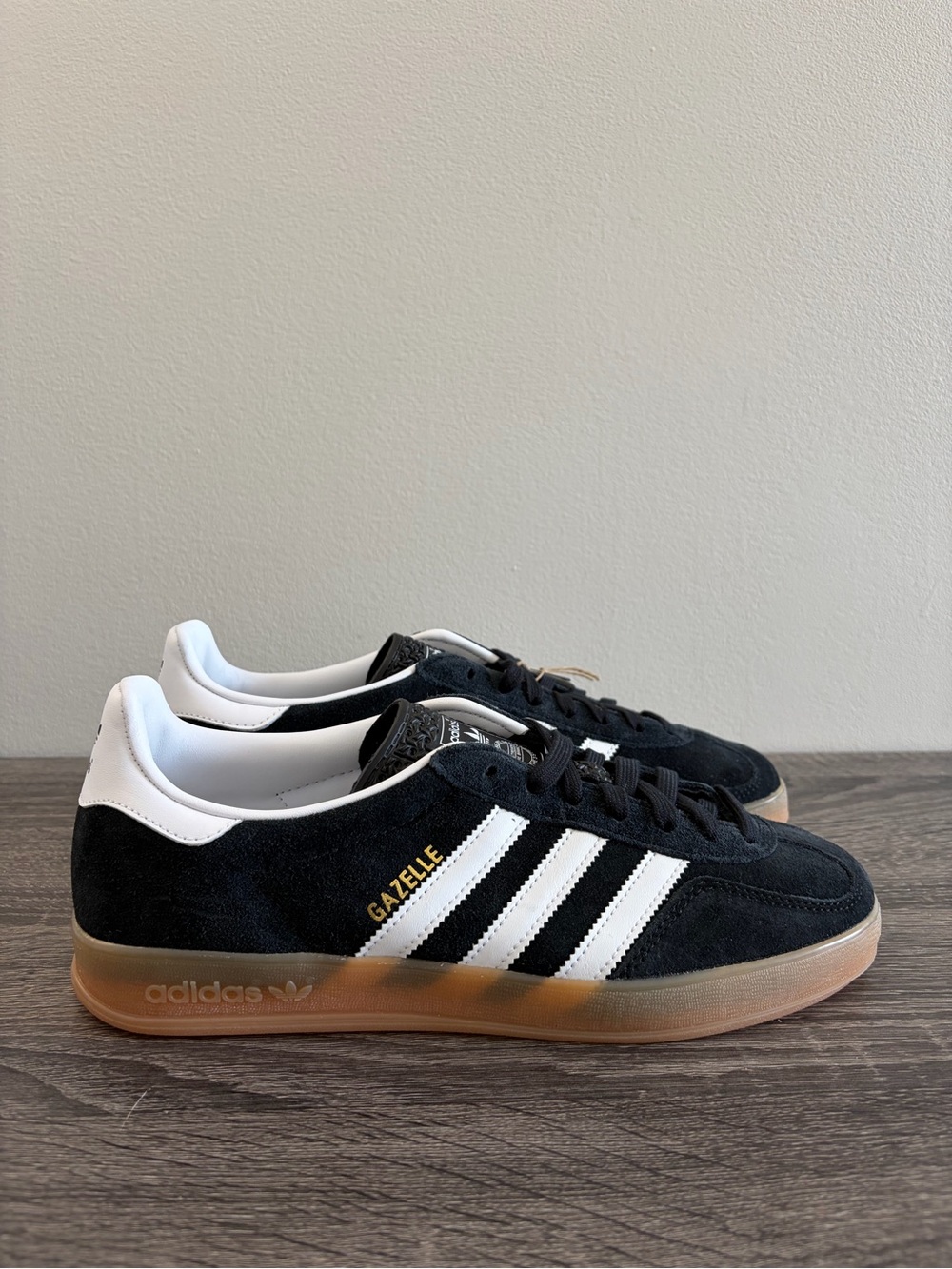 Men's Size 10 Adidas Gazelle Indoor White Gum JI2060